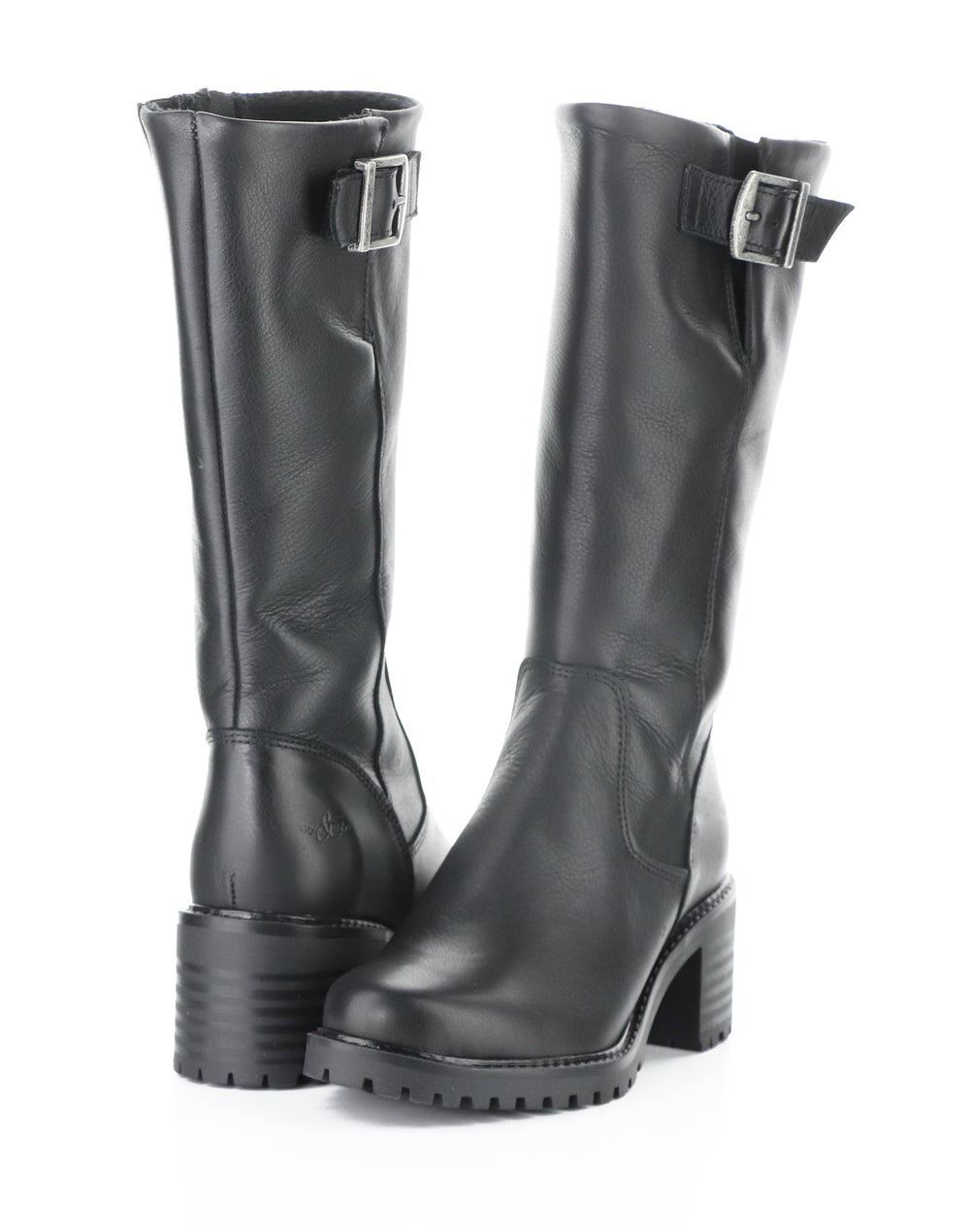 Iliana Black Feel Leather