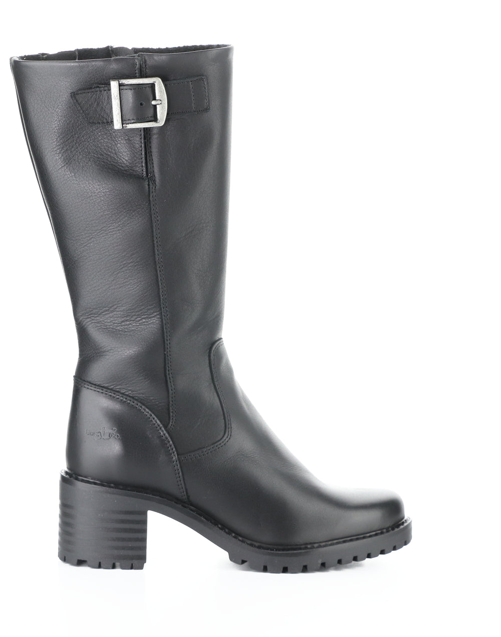 Iliana Black Feel Leather