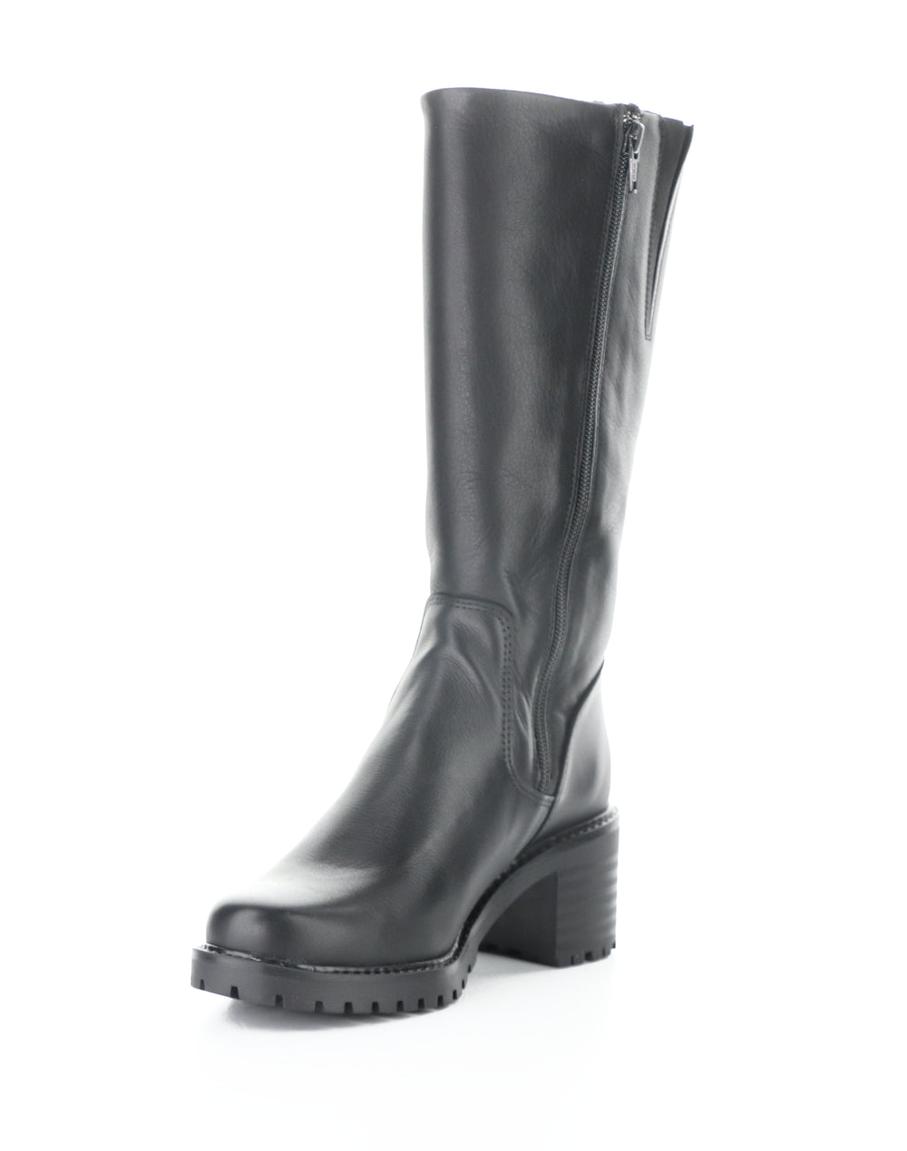 Iliana Black Feel Leather