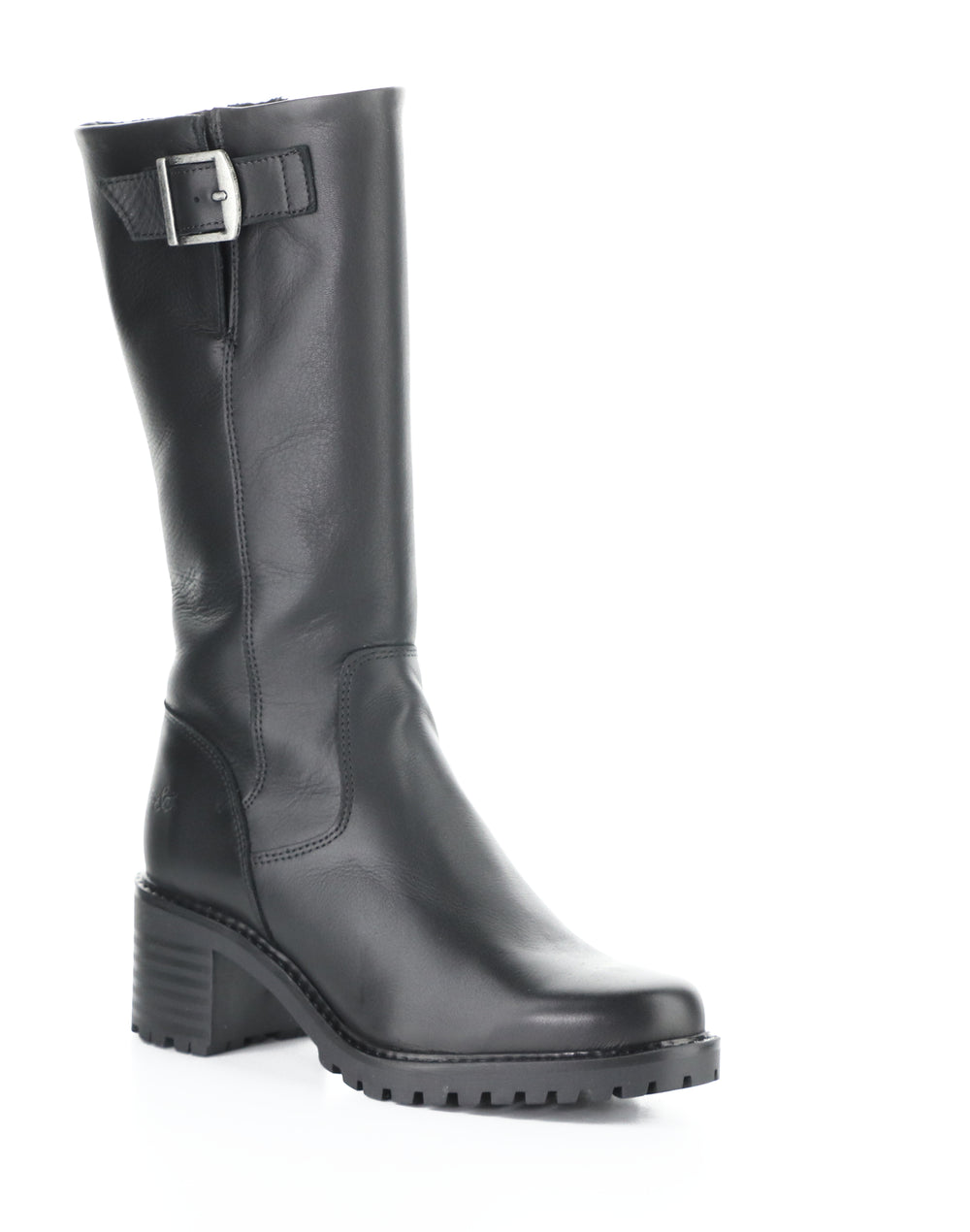 Iliana Black Feel Leather