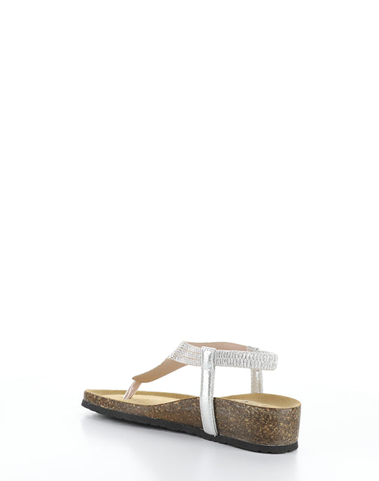 Lila Silver Beaded Laminato