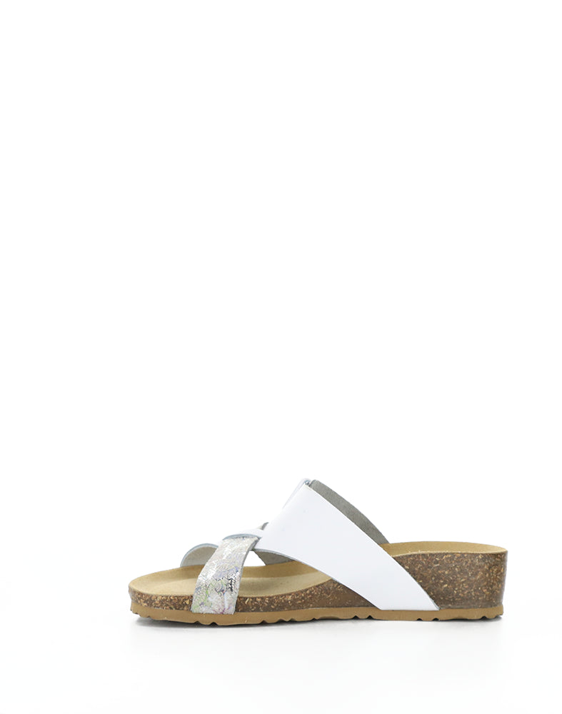 Lina White Nappa/Sienna
