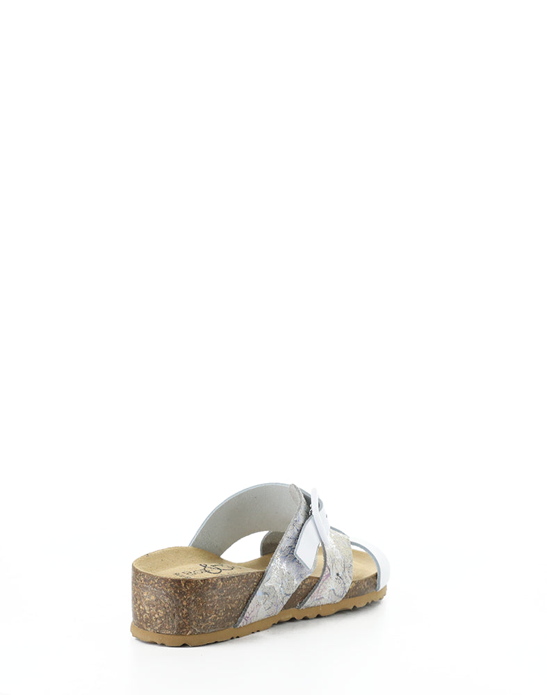 Lina White Nappa/Sienna