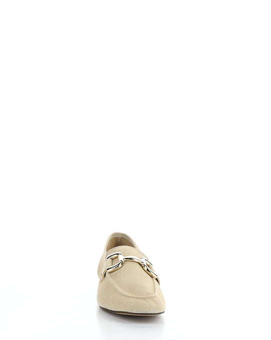 Macie Beige Kid Suede