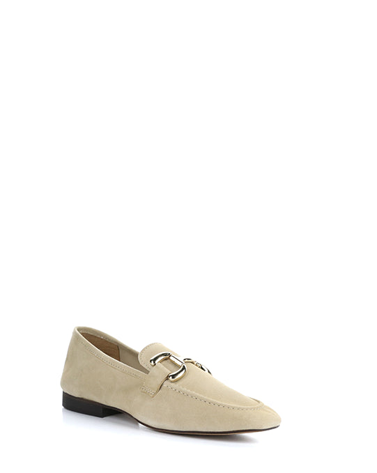 Macie Beige Kid Suede