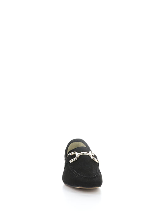Macie Black Kid Suede