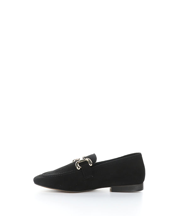Macie Black Kid Suede