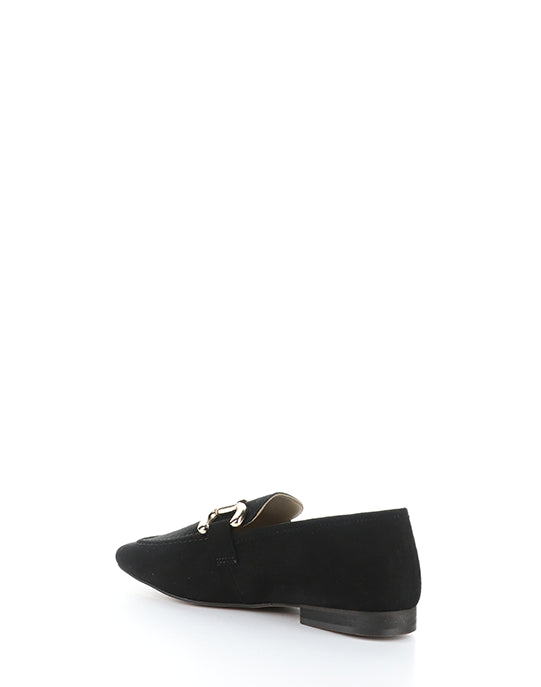 Macie Black Kid Suede