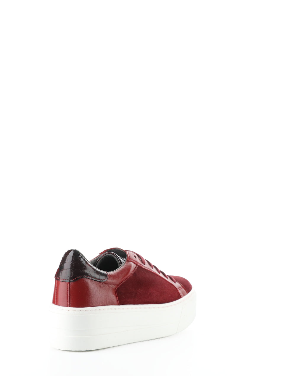 Maude Sangria/Rojo Sangre Suede/Cordero/Charol Fantasy