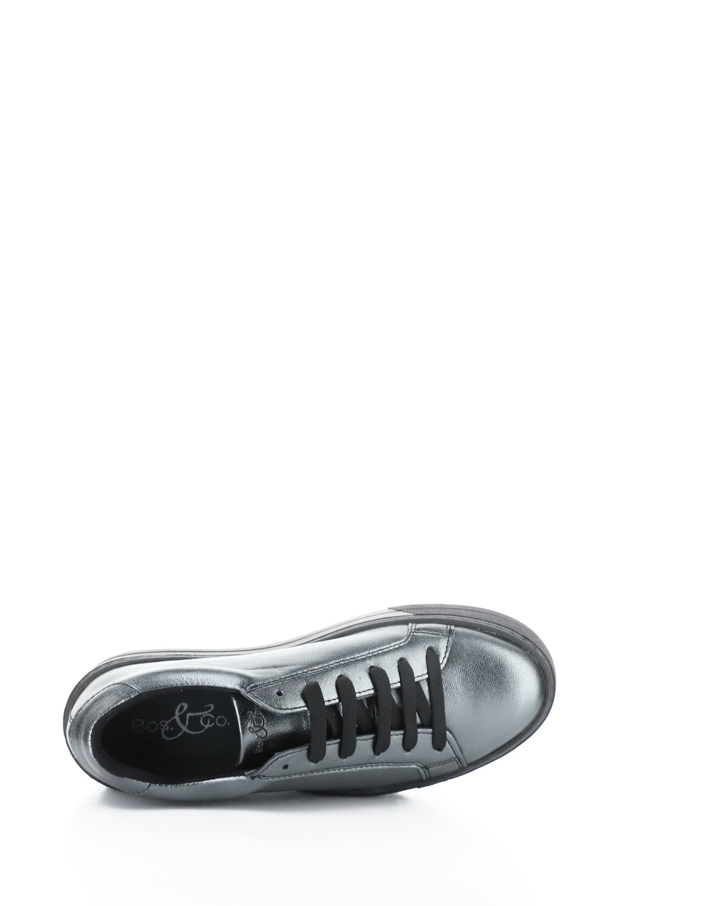 Maya Carbon Metallic Leather