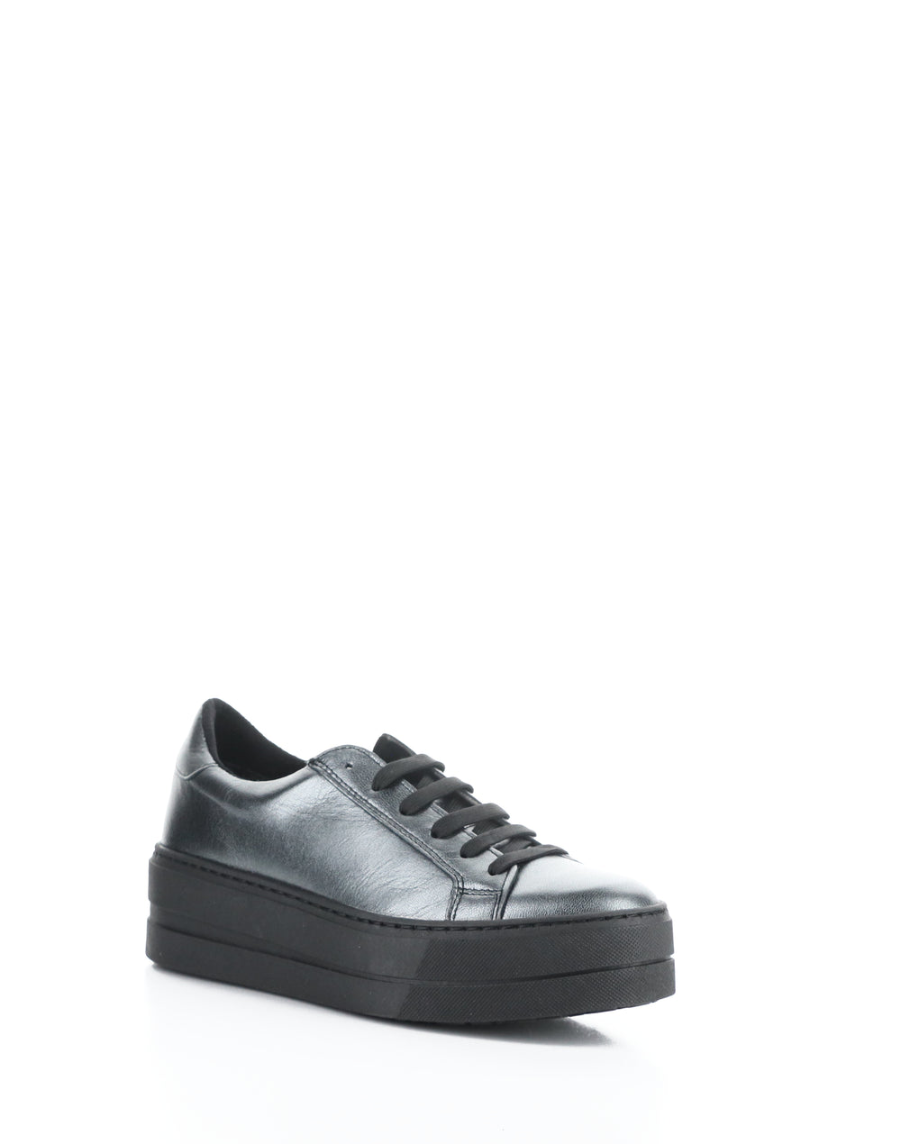 Maya Carbon Metallic Leather