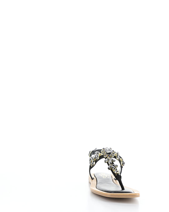 Otu Black/Smoke Suede/Jewels