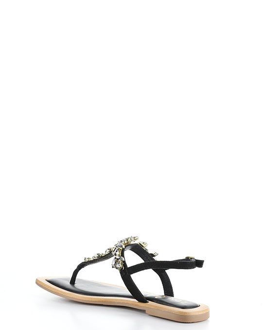 Otu Black/Smoke Suede/Jewels