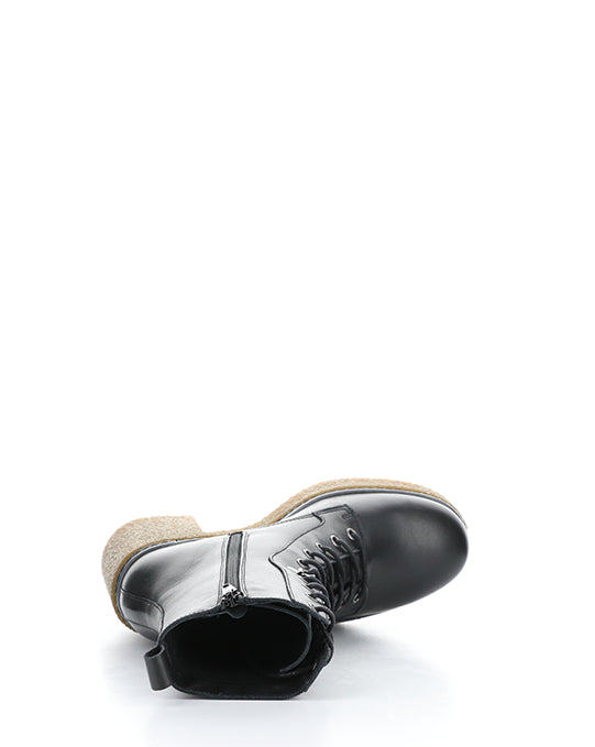Panda Black Feel Leather