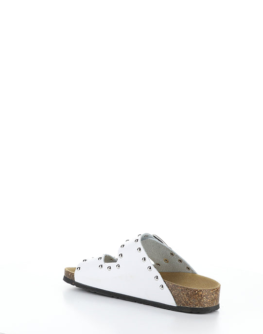 Perrin White Leather