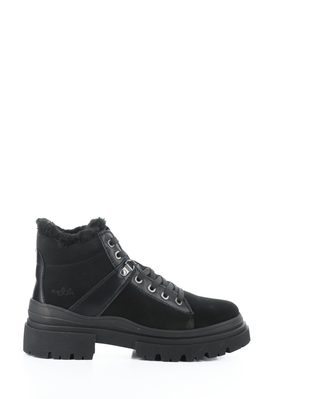 River Black Suede/Feel/Murta Faux Fur