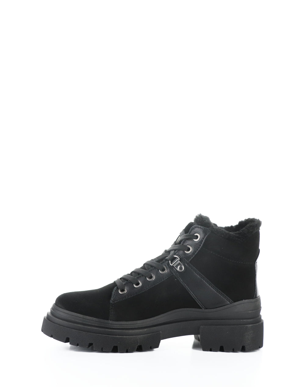 River Black Suede/Feel/Murta Faux Fur