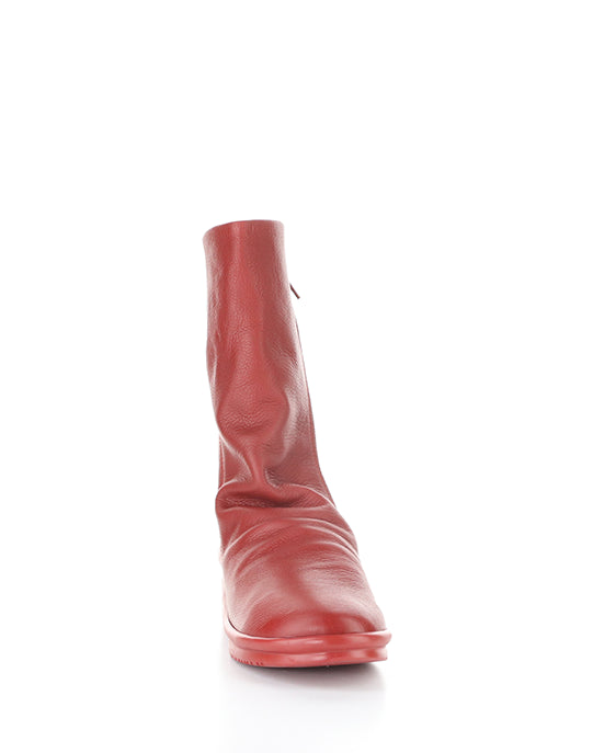 Rott809Sof 001 Red Smooth Leather