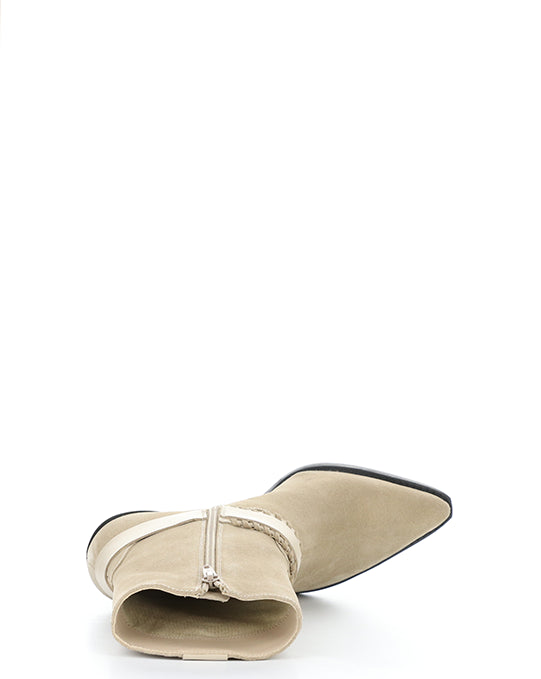 Tartan Beige Suede