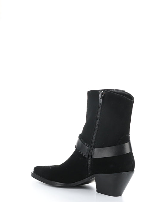 Tartan Black Suede