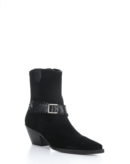 Tartan Black Suede