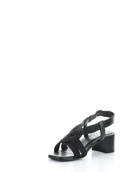 Upbeat Black Leather/Rope
