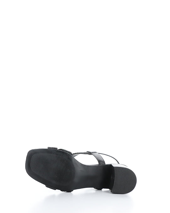 Upbeat Black Leather/Rope