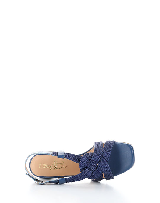 Upbeat Navy Leather/Rope