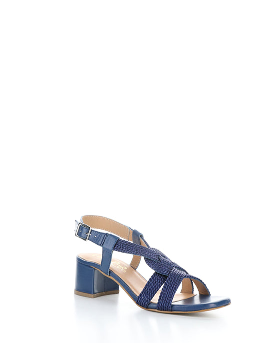 Upbeat Navy Leather/Rope
