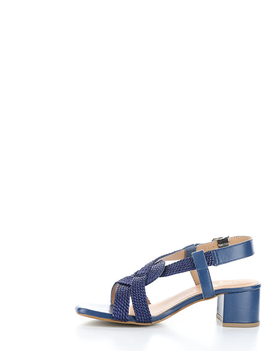 Upbeat Navy Leather/Rope