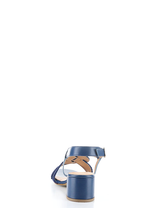 Upbeat Navy Leather/Rope