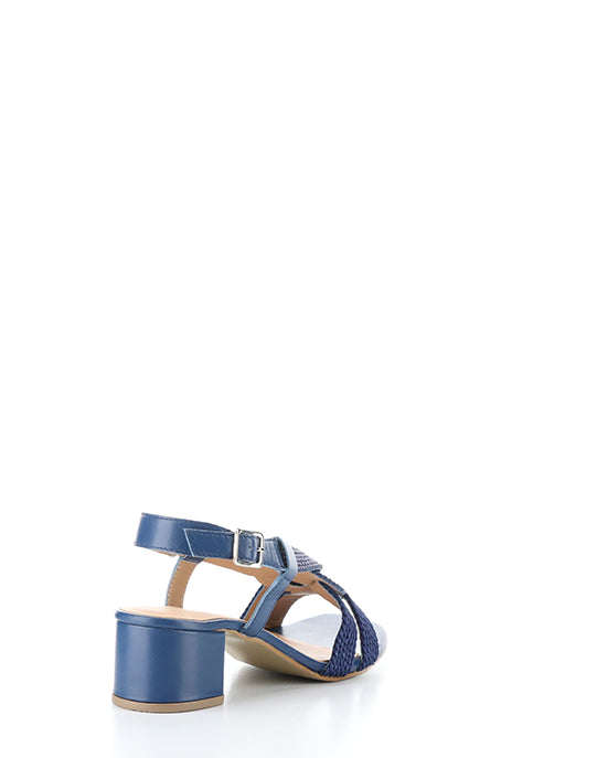 Upbeat Navy Leather/Rope