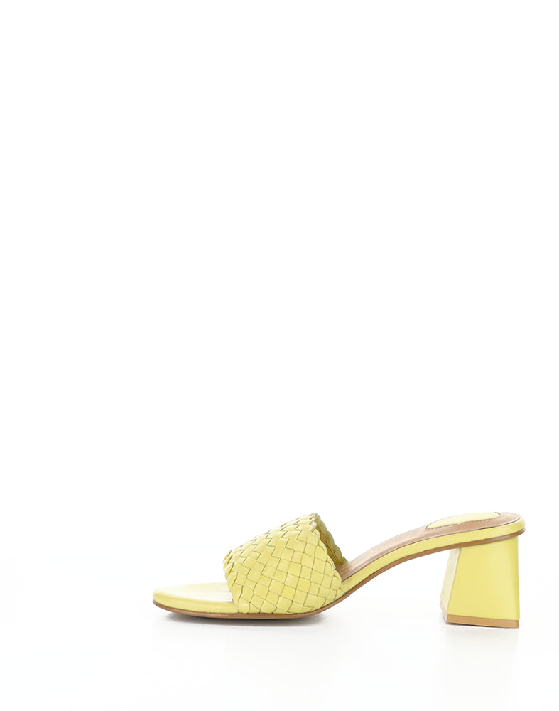 Wella Yellow Woven Leather