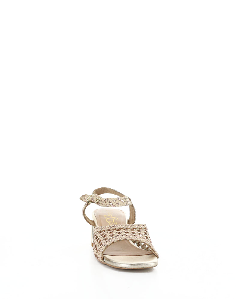 Wendi Pink Mix Woven Leather