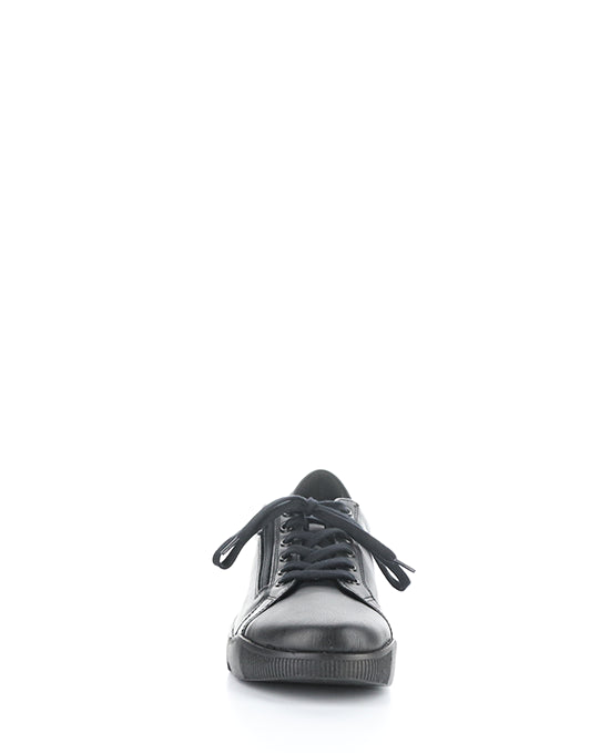 Whiz719Sof 007 Black Smooth Leather