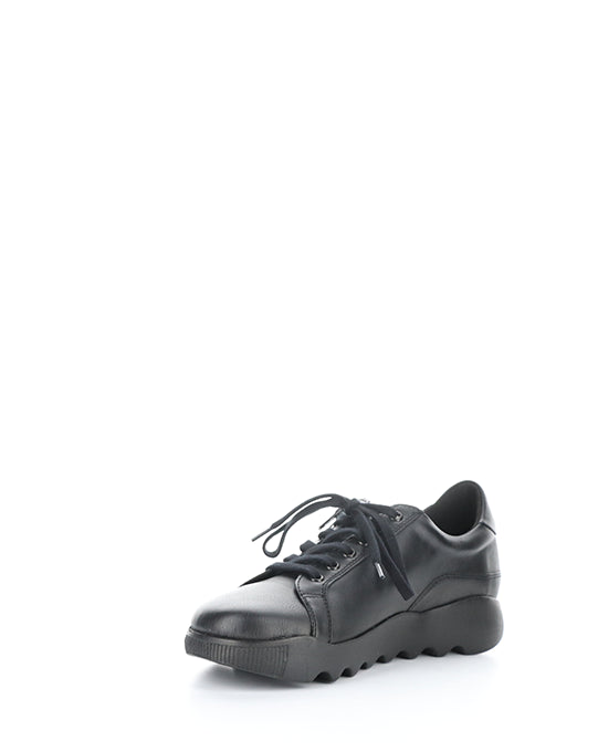 Whiz719Sof 007 Black Smooth Leather