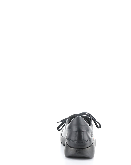 Whiz719Sof 007 Black Smooth Leather