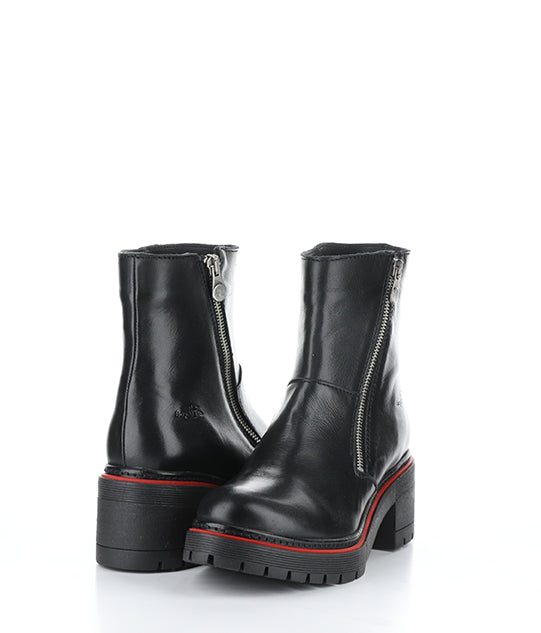 Zap Black Feel Leather