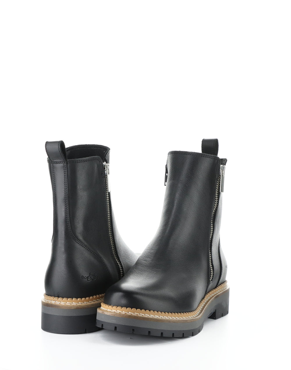 Among Black Feel Leather