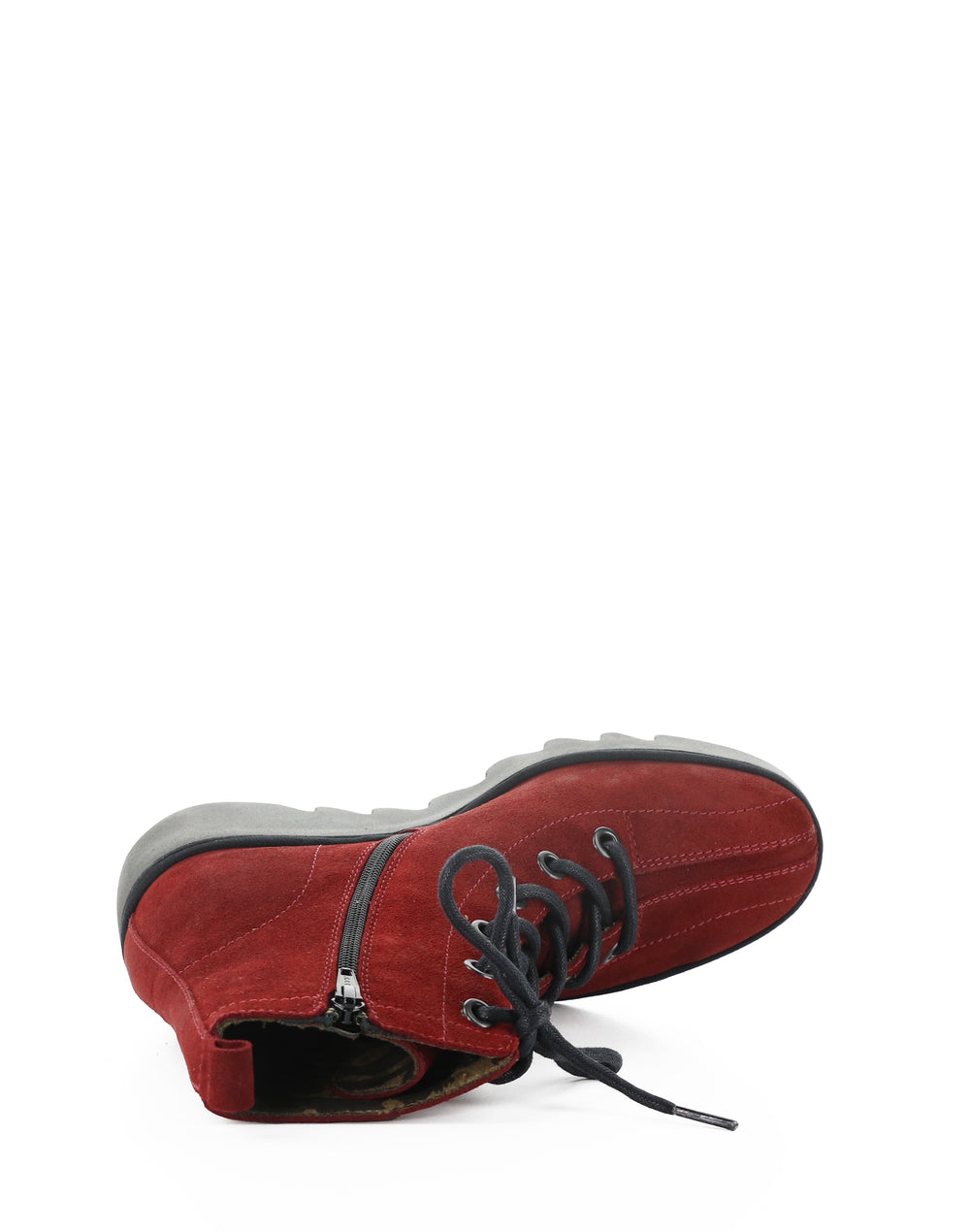 BINK637FLY 004 RED OIL SUEDE