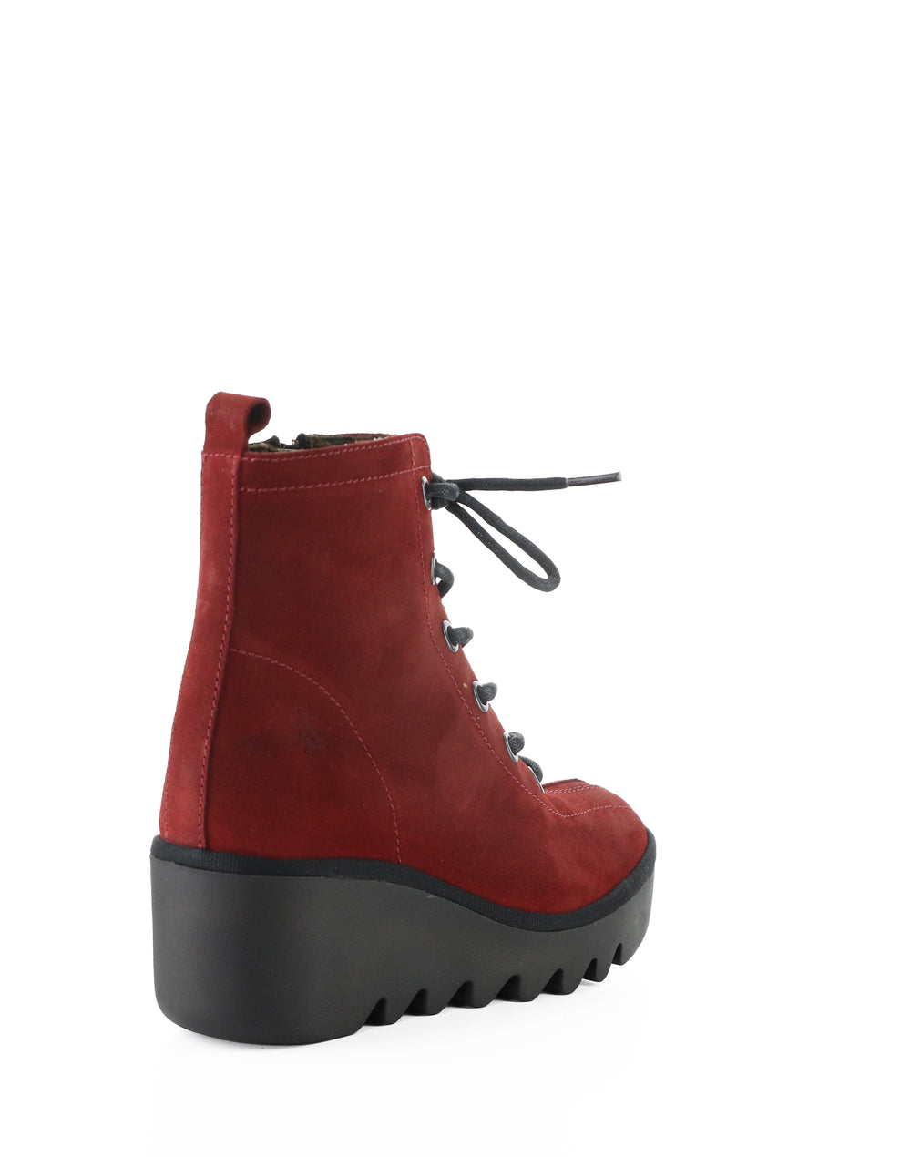 BINK637FLY 004 RED OIL SUEDE