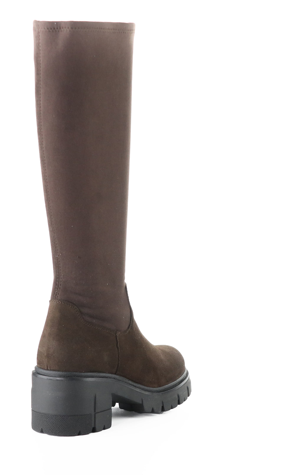 BRENNA BROWN/BLACK SUEDE/EROS COMFORT