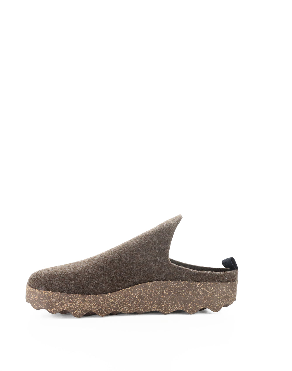 COME023ASP 097 DK BROWN TWEED/FELT