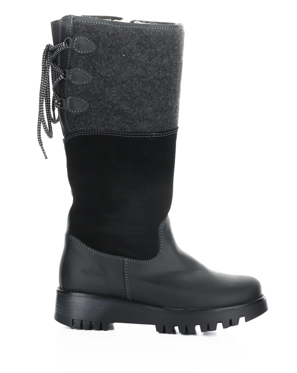 GOOSE PRIMA BLACK/BLACK SADDLE/SUEDE/TWEED