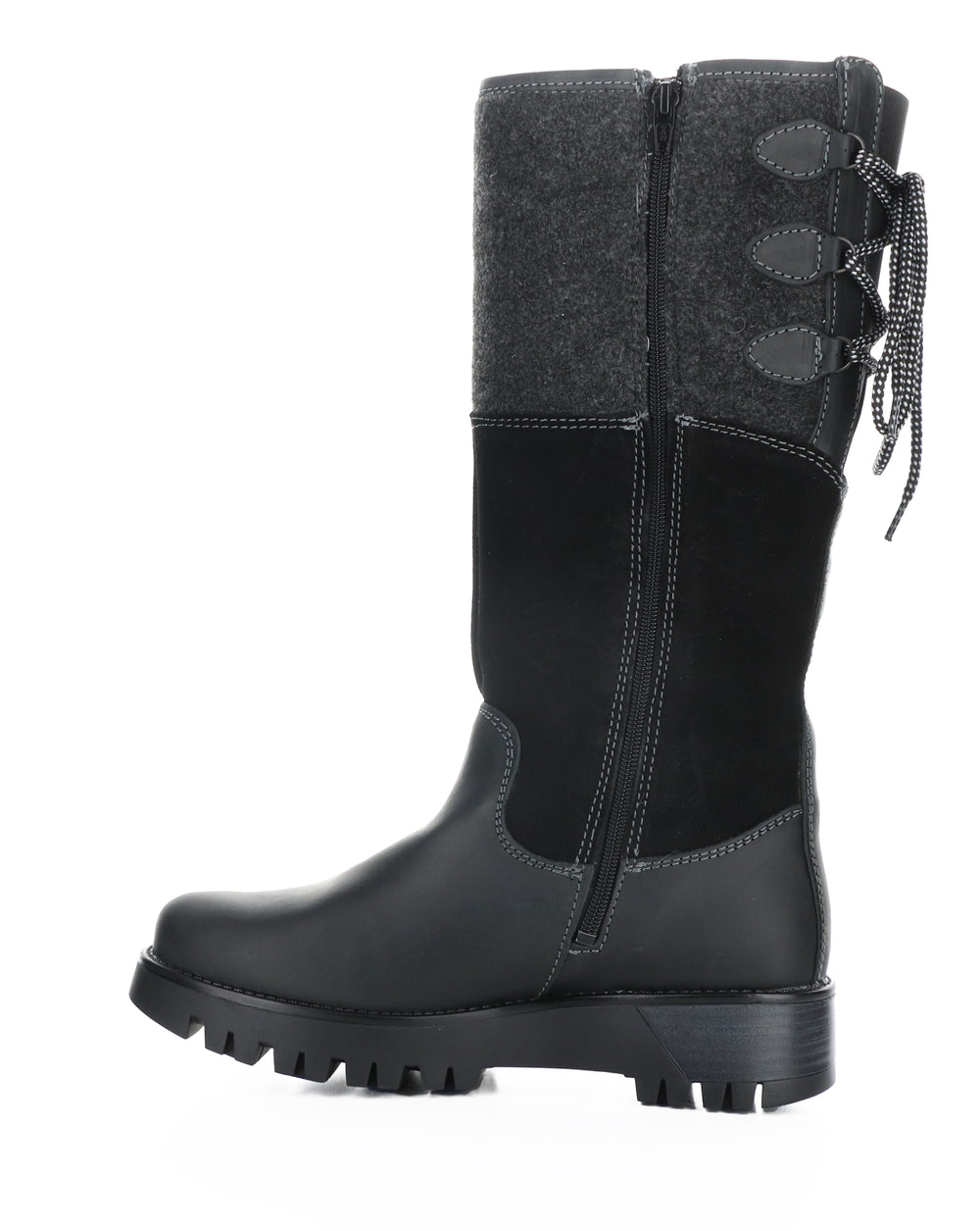 GOOSE PRIMA BLACK/BLACK SADDLE/SUEDE/TWEED