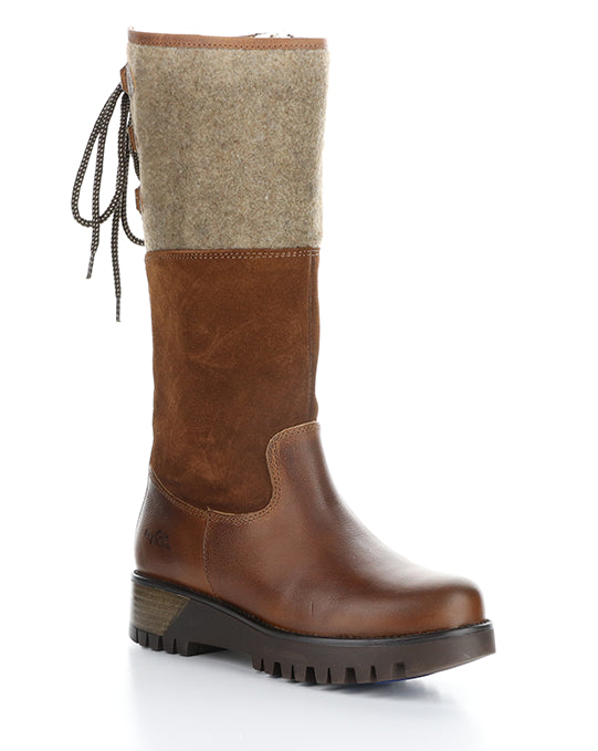 GOOSE PRIMA COGNAC/REDWOOD/BEIGE GOBI/SUEDE/TWEED