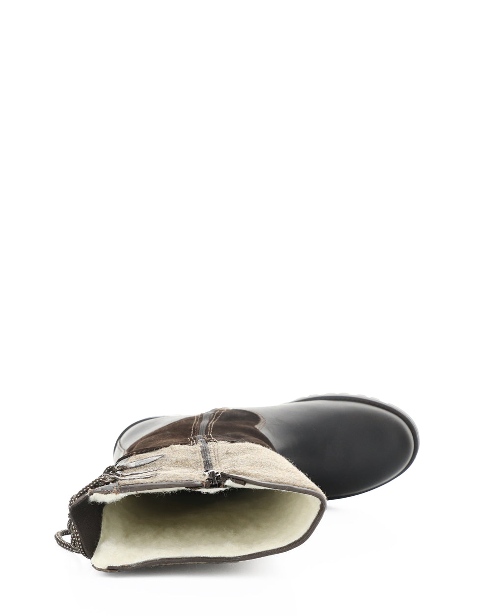 GOOSE PRIMA DK BROWN/COFFEE SADDLE/SUEDE/TWEED