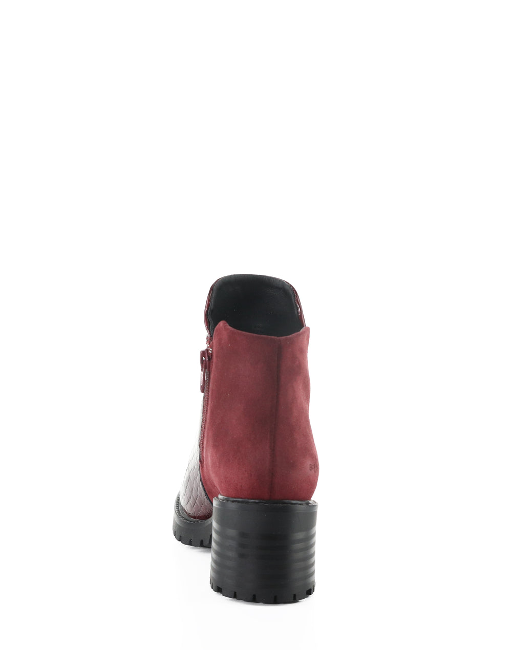 INARA RED/SANGRIA CROCCO PRINT/SUEDE