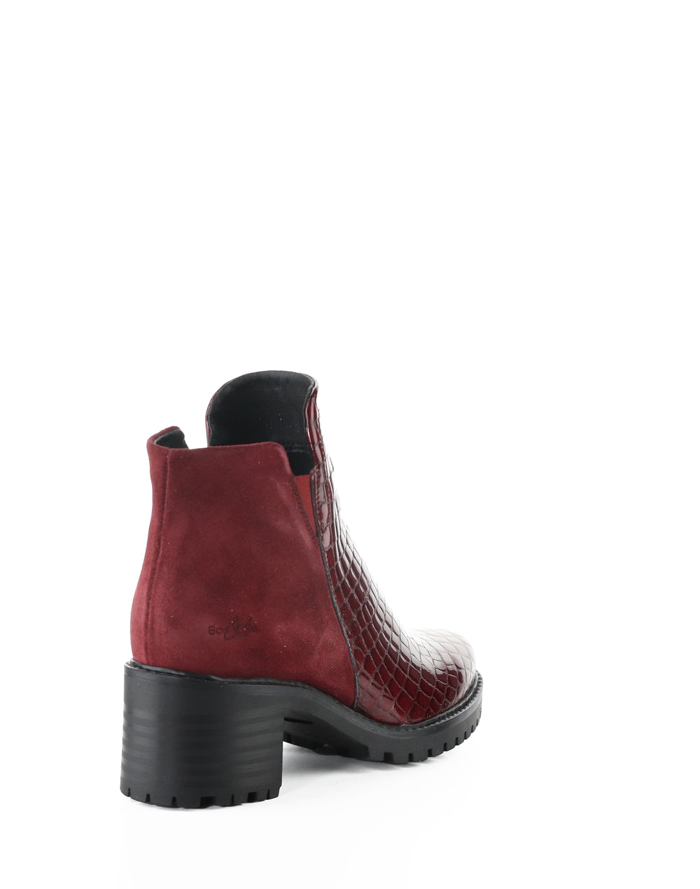 INARA RED/SANGRIA CROCCO PRINT/SUEDE
