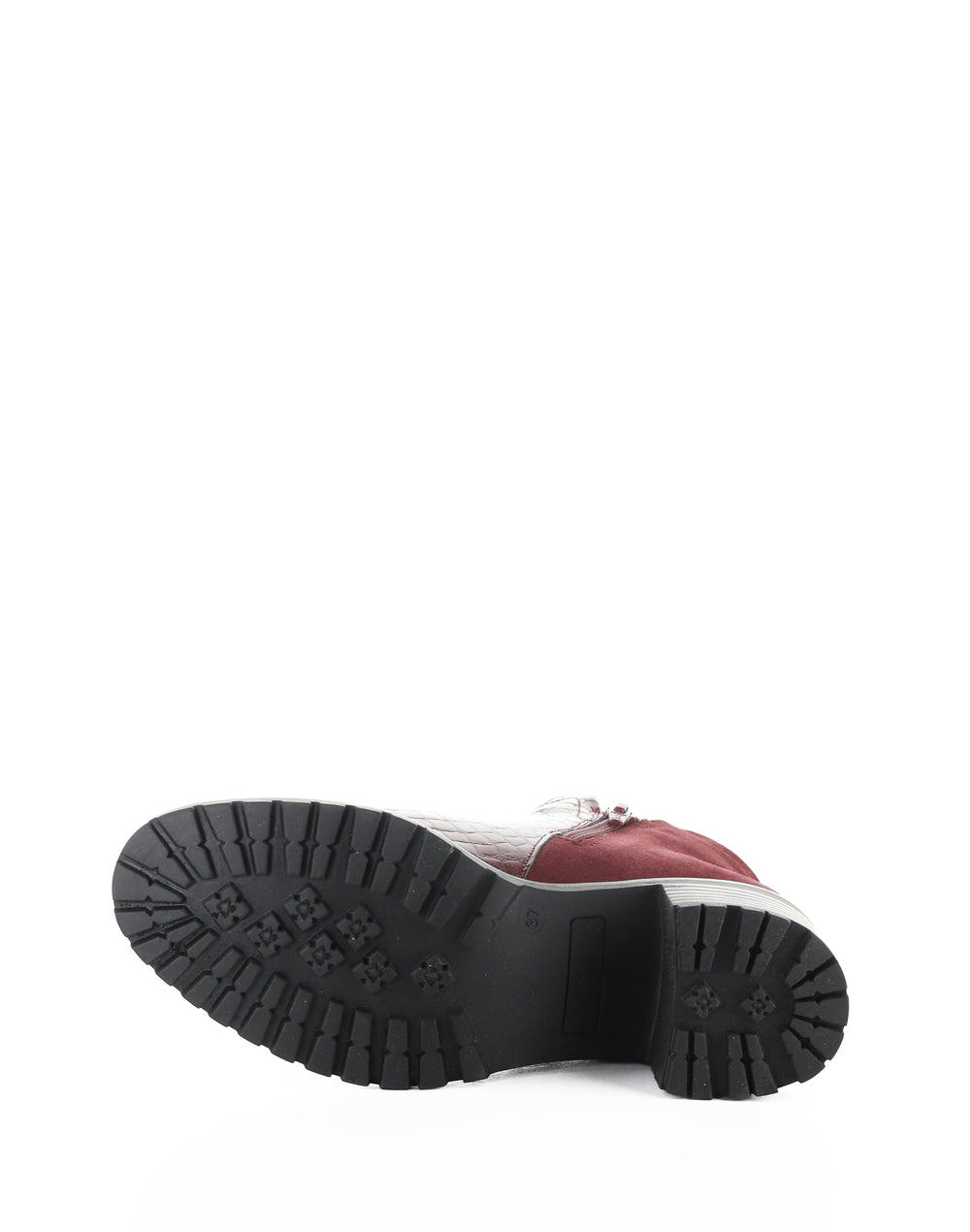 INARA RED/SANGRIA CROCCO PRINT/SUEDE